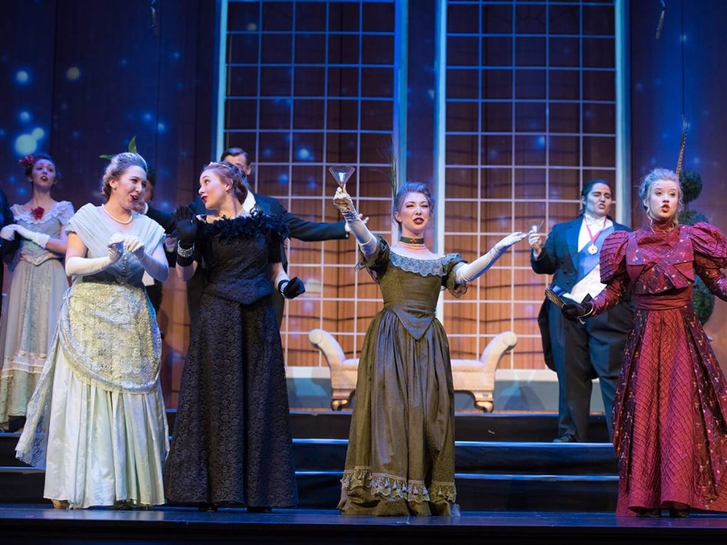 University of Northwestern students performing in Opera