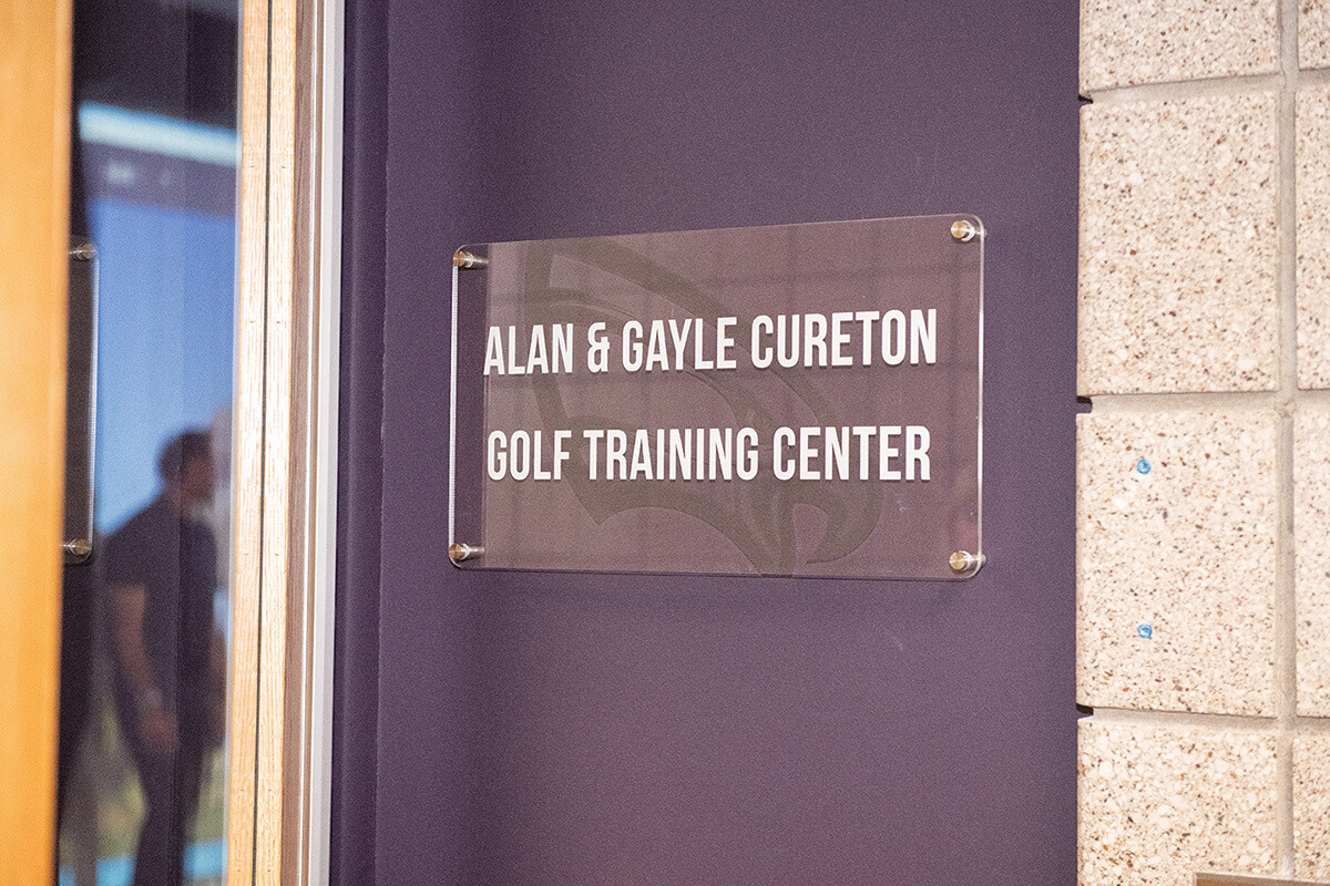 Golf training center unveiling