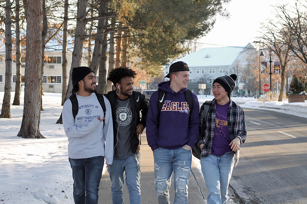 Students-Walking-Snow
